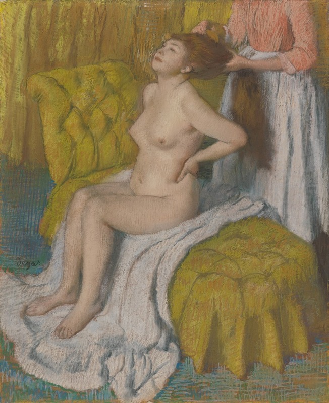 Edgar Degas - Woman Having Her Hair Combed