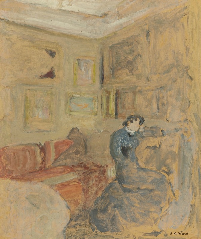 Édouard Vuillard - Madame Hessel Dans Son Petit Salon