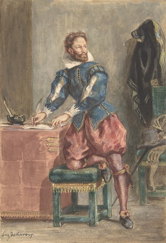 Eugène Delacroix - Mathurin Régnier