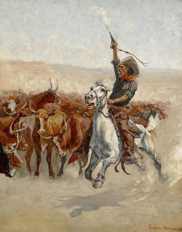 Frederic Remington - The Round-Up