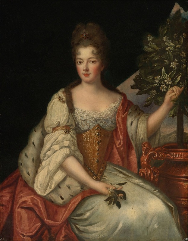 French School - Portrait of A Lady, Said To Be The Princess De Condé