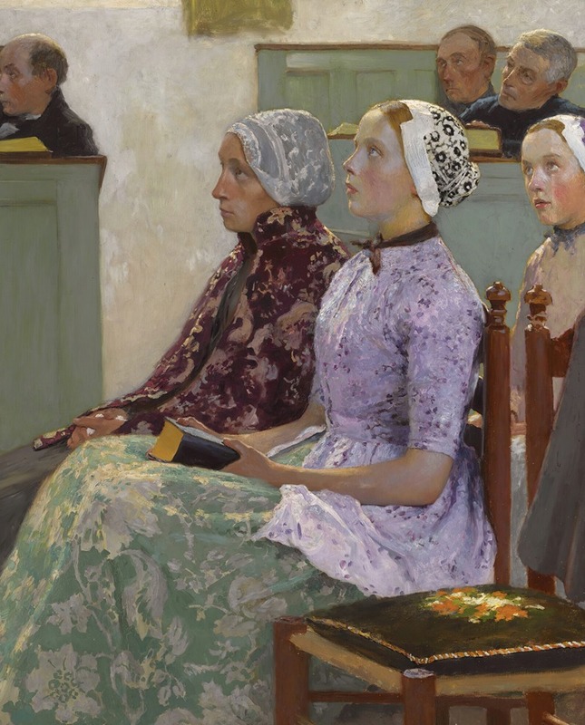 Gari Melchers - Sunday Mass