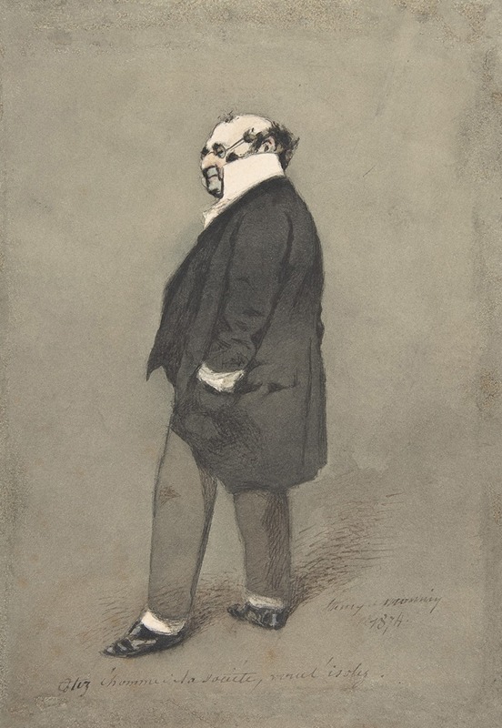 Henry Bonaventure Monnier - The Society Man (Monsieur Joseph Prudhomme)