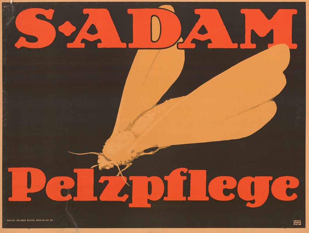 Louis Oppenheim - S. Adam – Pelzpflege