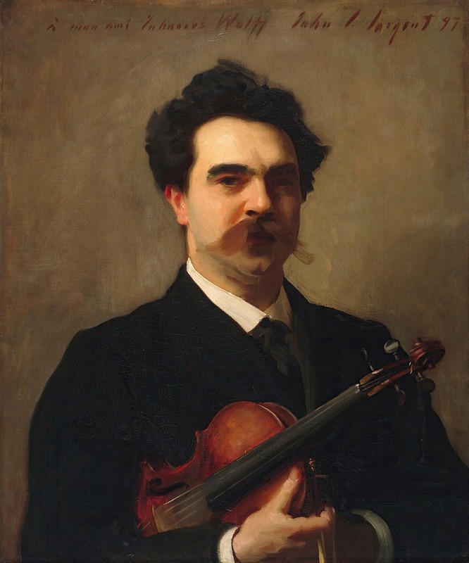 John Singer Sargent - Johannes Wolff (1861–1931), Dutch violinist
