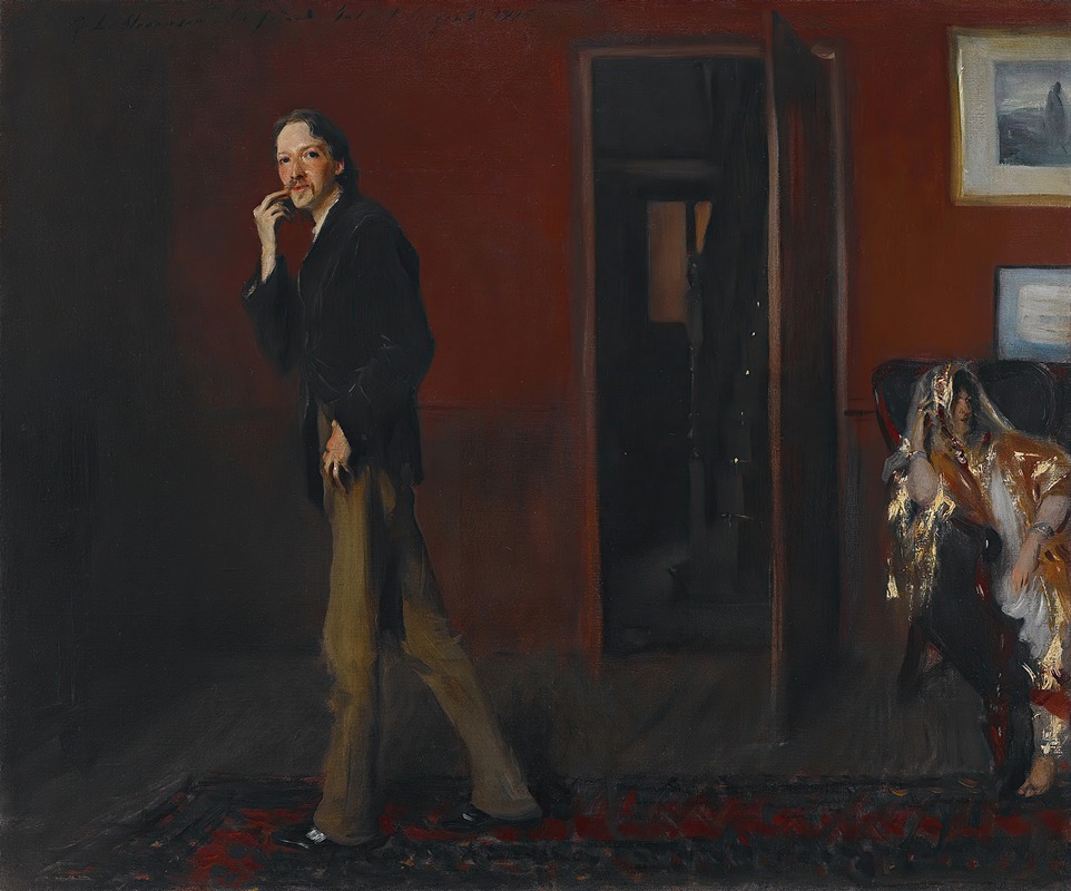 John Singer Sargent - Robert Louis Stevenson and His Wife