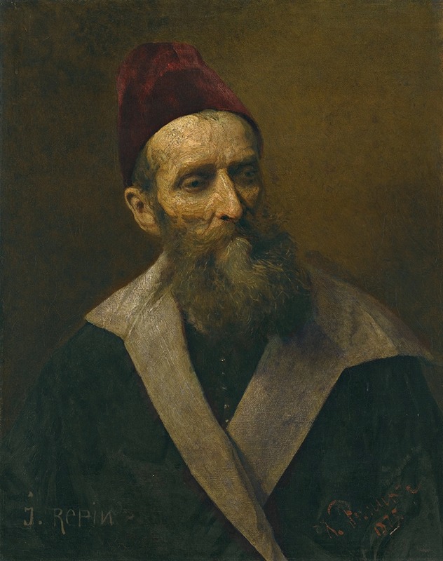 Ilya Efimovich Repin - Portrait of a man