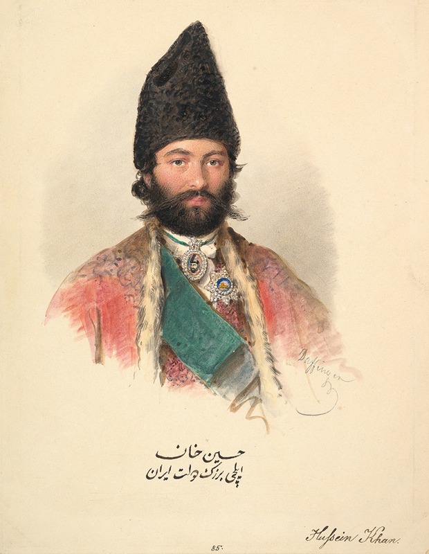 Moritz Michael Daffinger - Hussein Khan