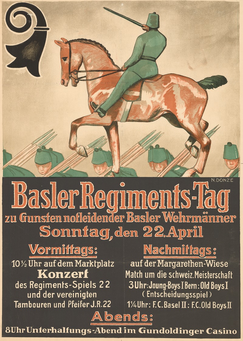 Numa Donzé - Basler Regiments-Tag – zu Gunsten notleidender Basler Wehrmänner