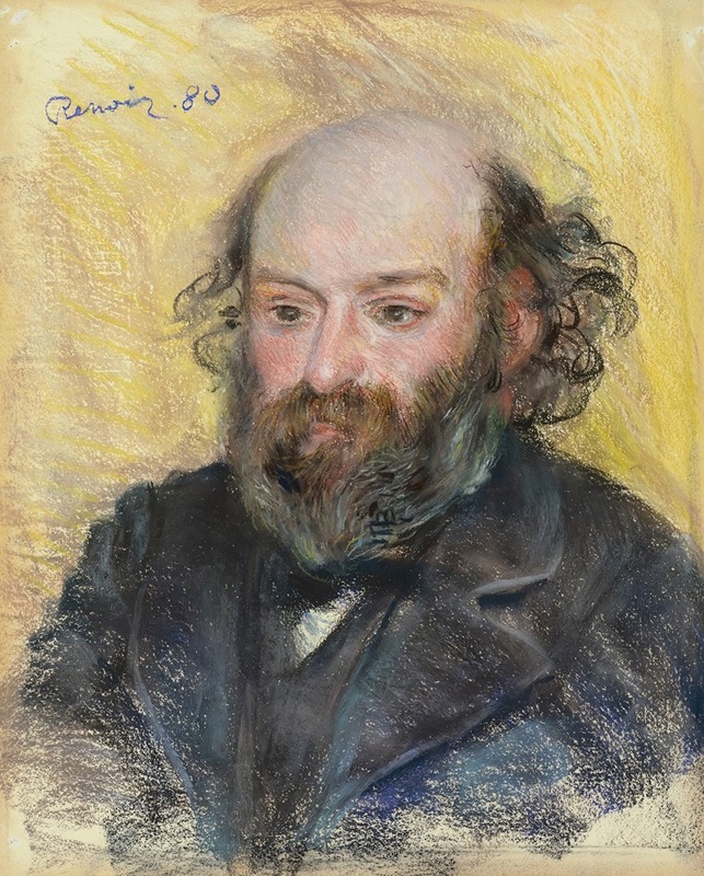 Pierre-Auguste Renoir - Portrait de cézanne
