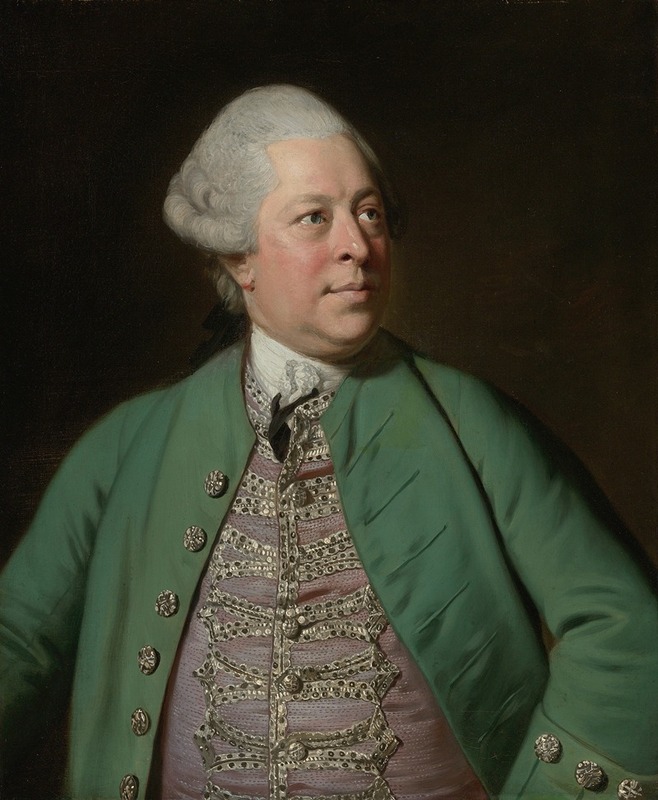 Sir Joshua Reynolds - Portrait of Edward Holden Cruttenden (1720-1771)