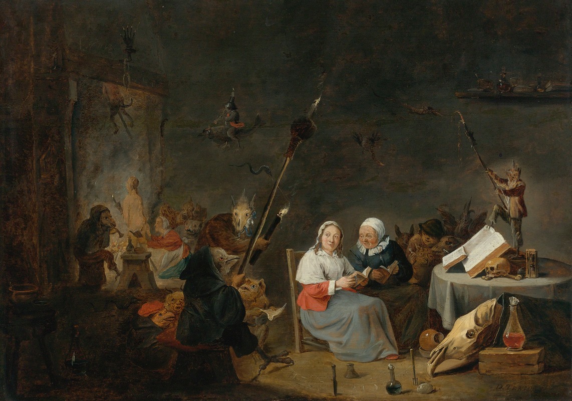 Studio of David Teniers the Younger - The witches’ sabbath