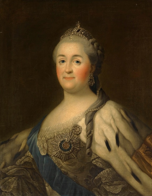 After Vigilius Eriksen - Portrait Of Catherine The Great