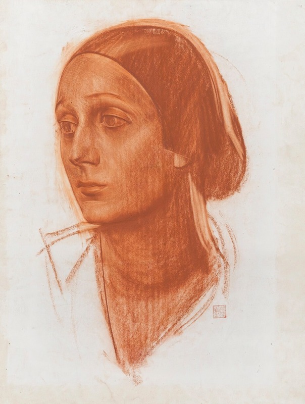 Alexandre Jacovleff - Portrait Of Anna Pavlova