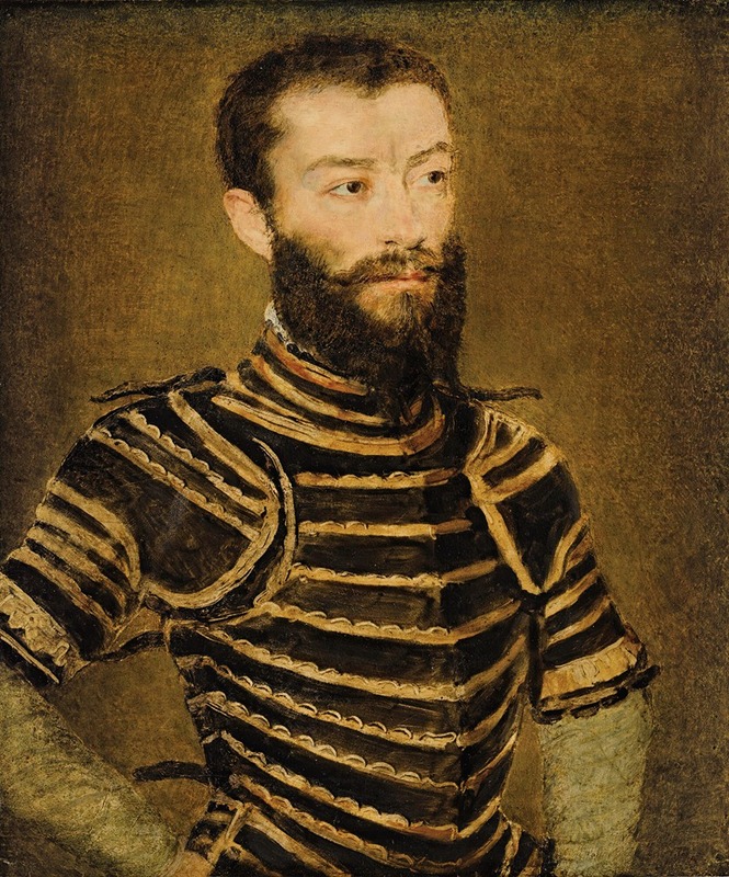 Corneille de Lyon - Portrait Of A Man In Armour