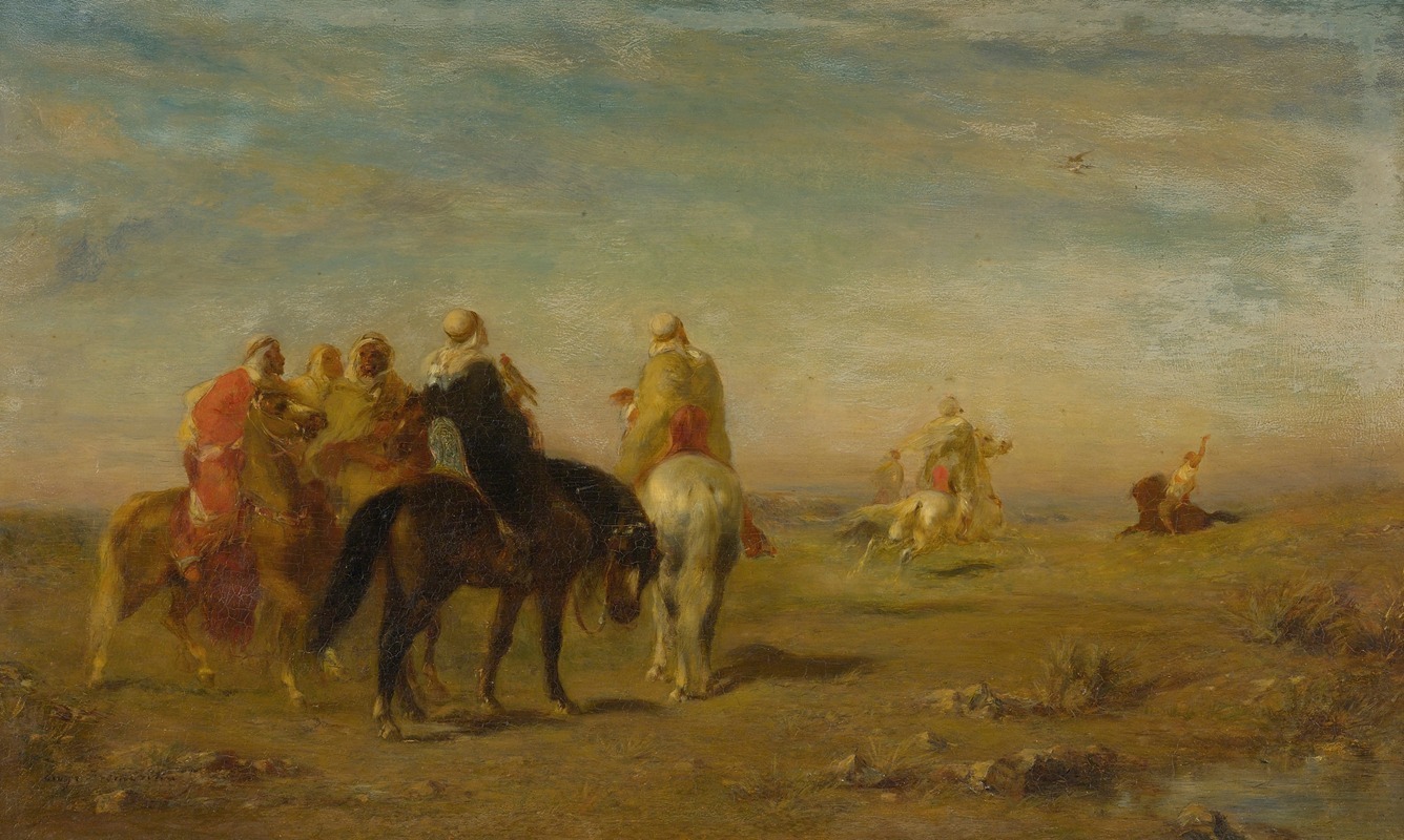 Eugène Fromentin - Arabs On Horseback