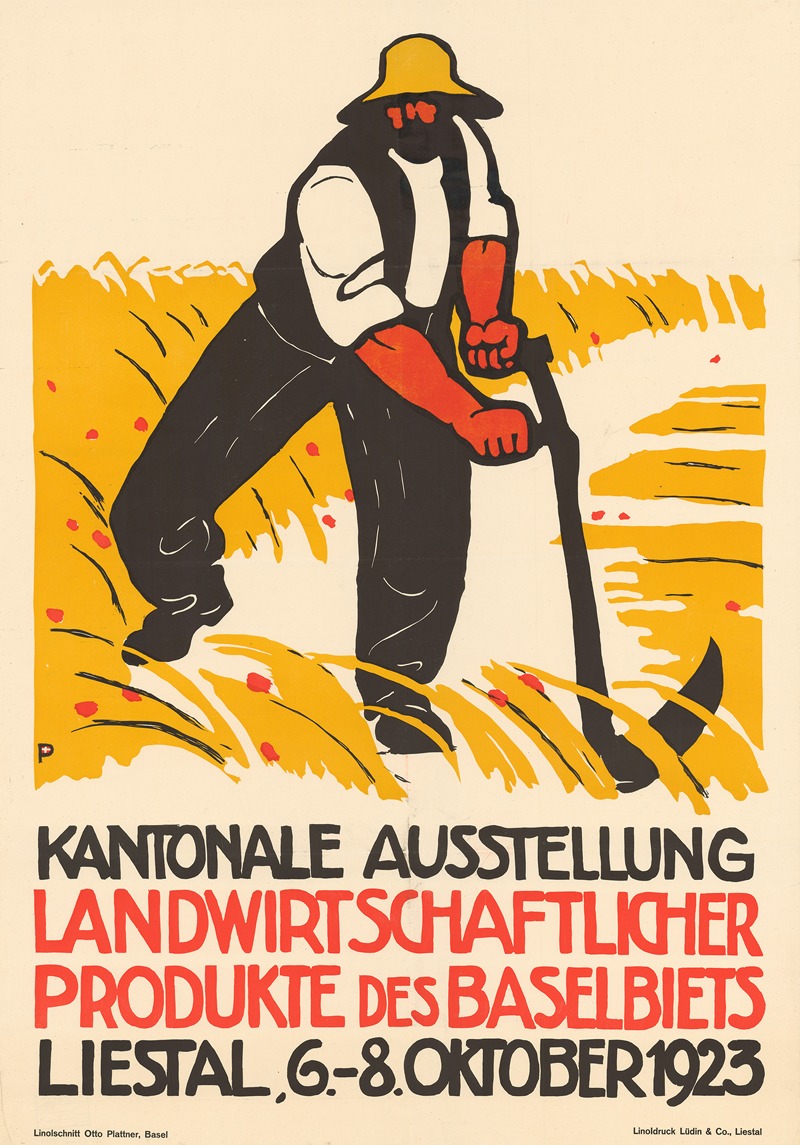 Otto Plattner - Kantonale Ausstellung landwirtschaftlicher Produkte des Baselbiets – Liestal, 6.–8. Oktober 1923