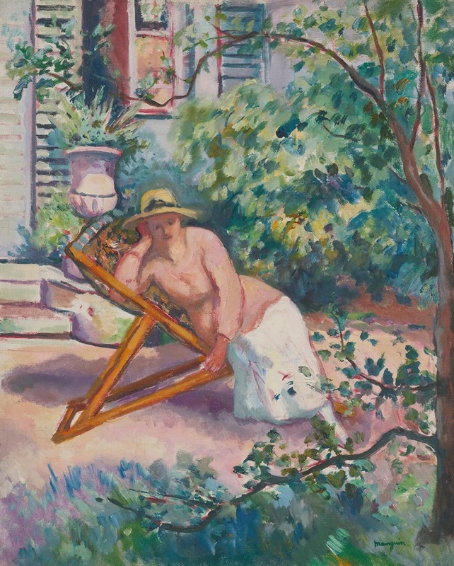 Henri Manguin - Jeanne Dans Le Jardin De Neuilly