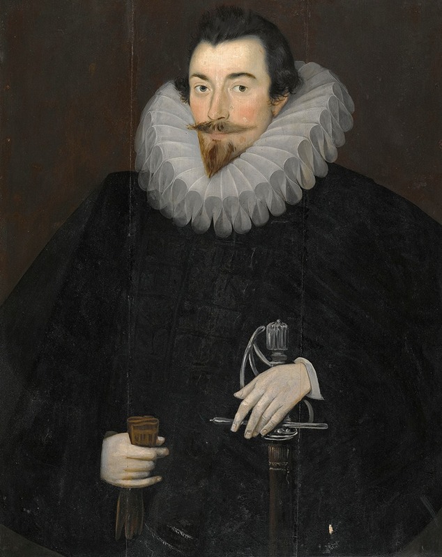 Hieronimos Custodis - Portrait Of Sir John Harrington (1561-1612)
