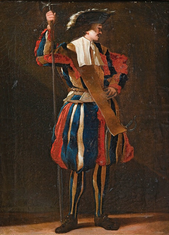 Jean Barbault - Portrait of a Swiss Guard