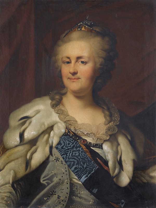 Johann Baptist von Lampi the Elder - Portrait Of Catherine The Great