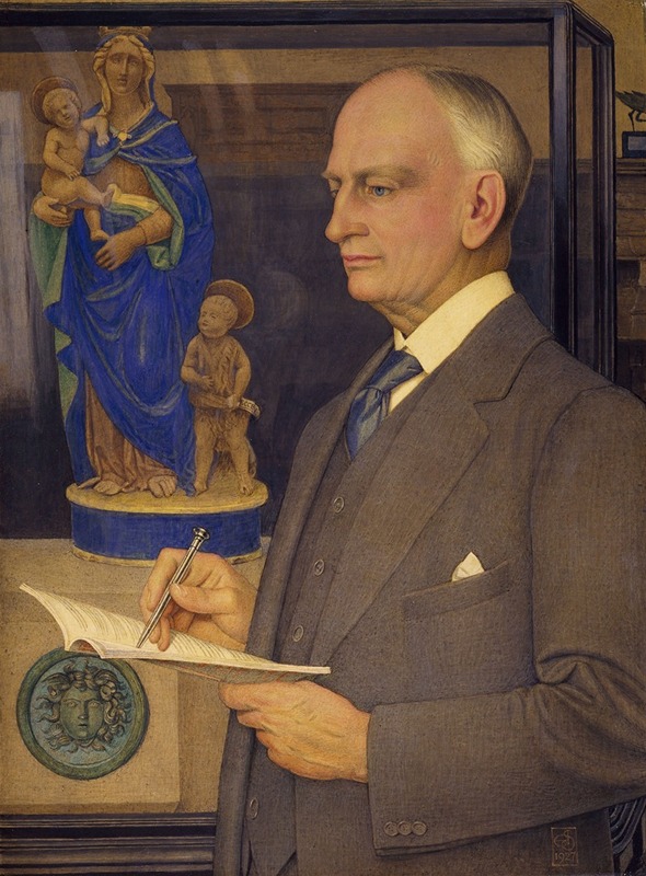 Joseph Edward Southall - Portrait of Sir Whitworth Wallis (1855-1927)