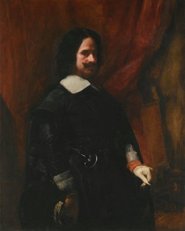 Juan Bautista Martinez Del Mazo - Portrait Of Diego De Silva Y Velazquez