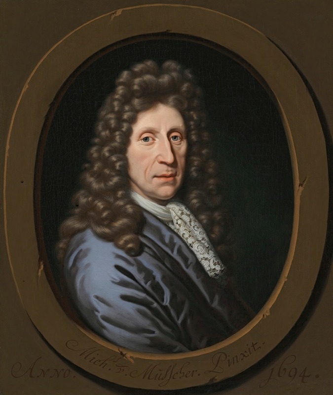 Michiel Van Musscher - Portrait Of Sybrandt Oosterling