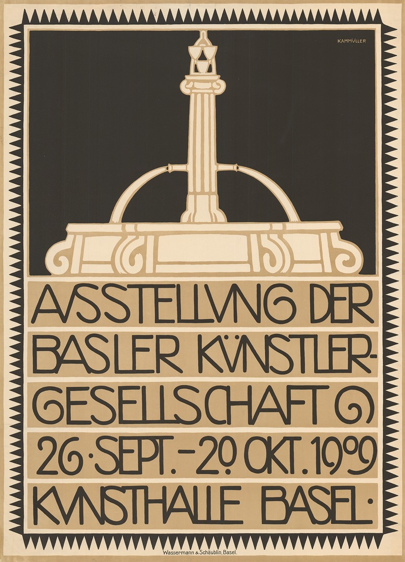 Paul Kammüller - Ausstellung der Basler Künstlergesellschaft – Kunsthalle Basel