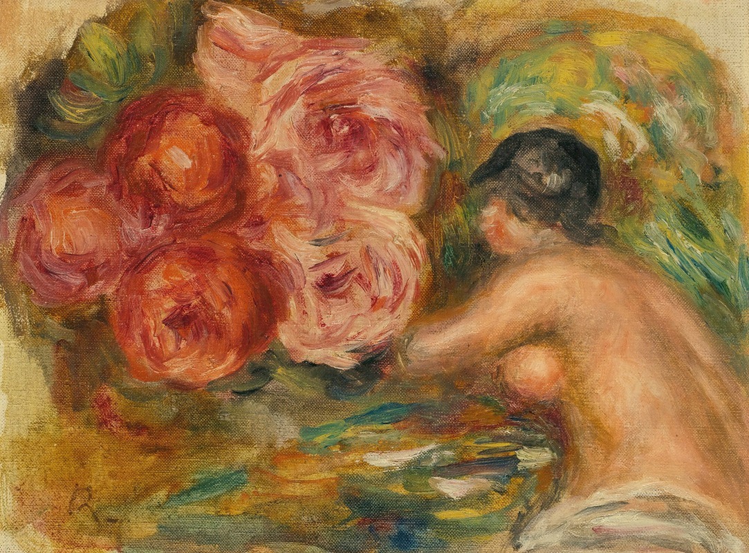 Pierre-Auguste Renoir - Roses Et Étude De Gabrielle