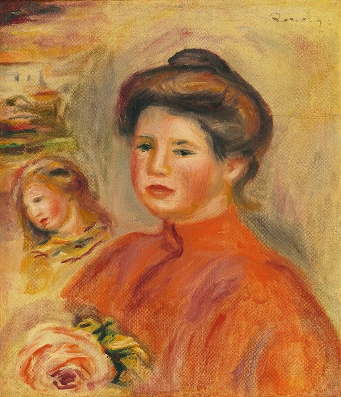 Pierre-Auguste Renoir - Têtes De Femme (Gabrielle)