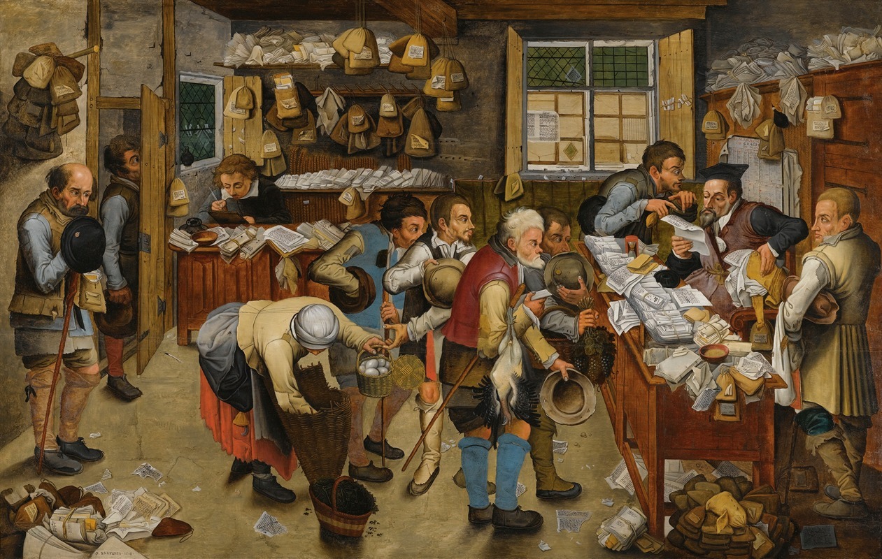 Pieter Brueghel The Younger - The Village Lawyer’s Office