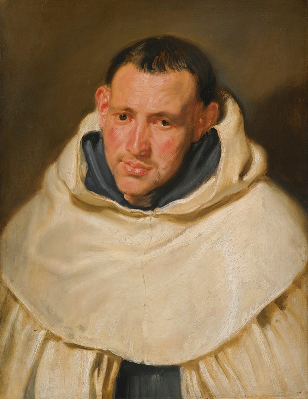 Anthony van Dyck - Portrait Of A Carmelite Monk, Head And Shoulders