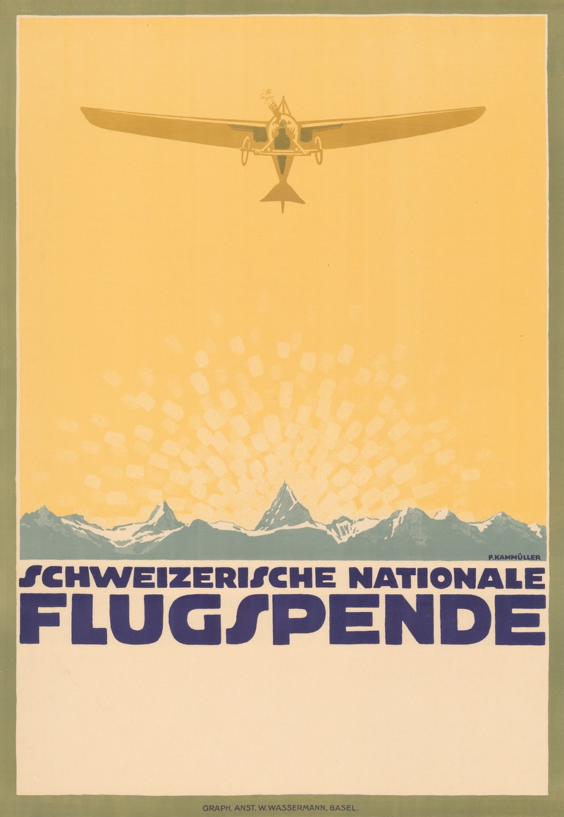 Paul Kammüller - Schweizerische Nationale Flugspende