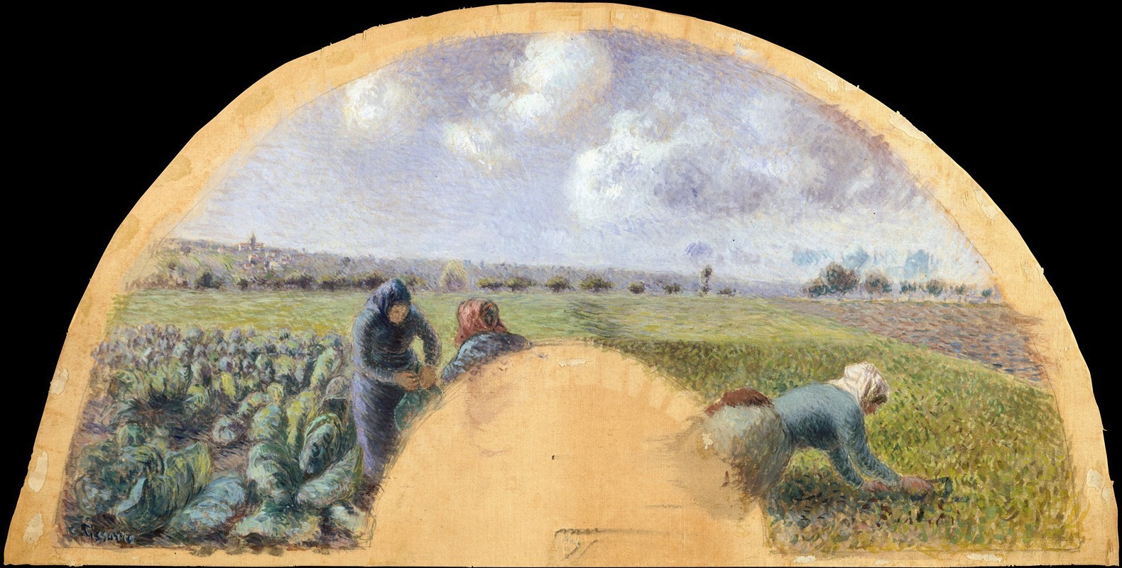 Camille Pissarro - The Cabbage Gatherers