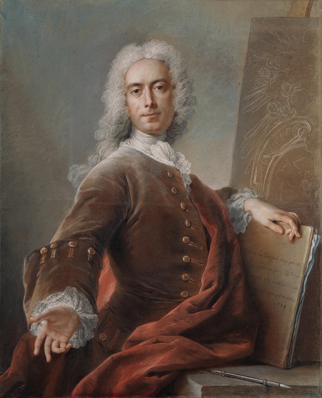 Charles-Antoine Coypel - Self-Portrait