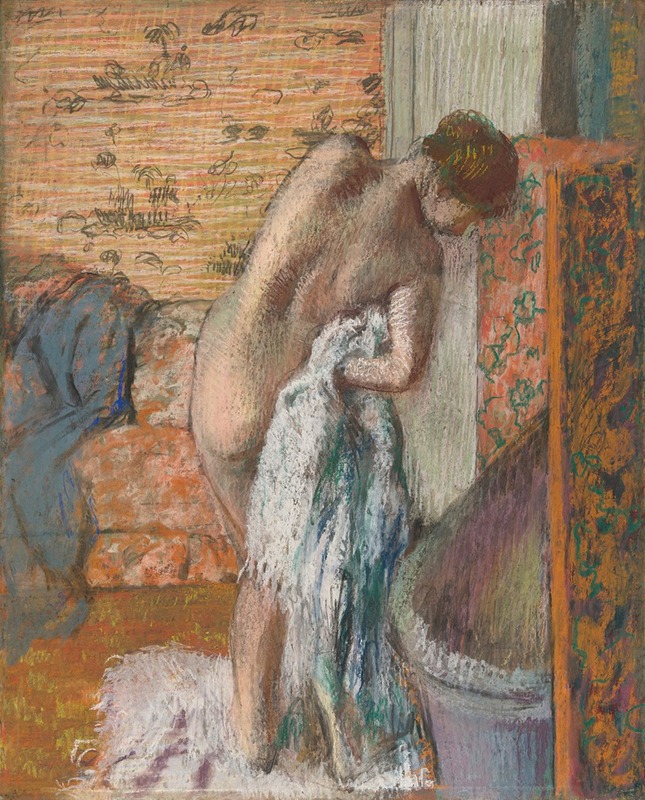 Edgar Degas - Après le bain (Femme s’essuyant)