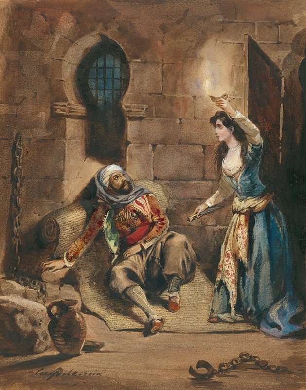 Eugène Delacroix - Episode from ‘The Corsair’ by Lord Byron