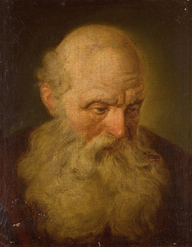 French School - Portrait of a bearded man