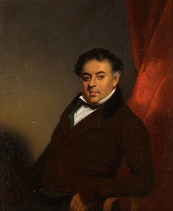 George Chinnery - Portrait of a gentleman, said to be Mr Da Silva