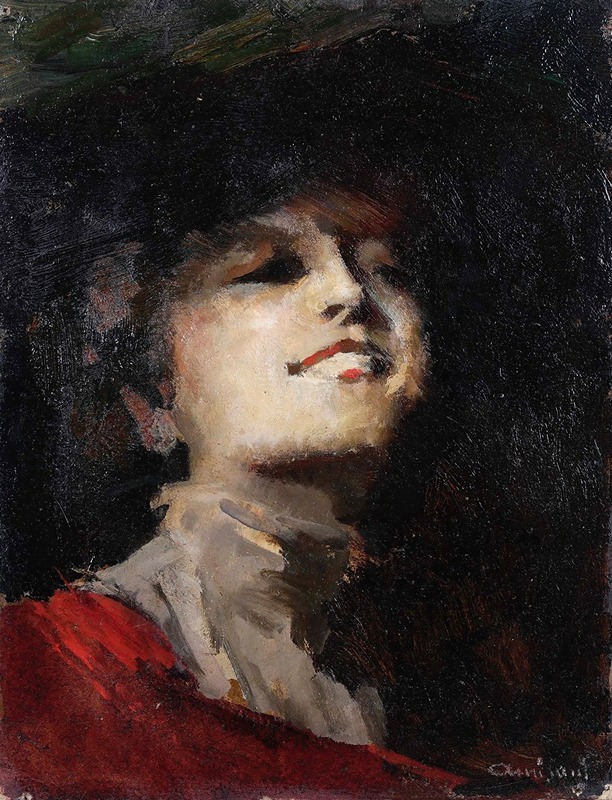 Giuseppe Amisani - Ritratto femminile