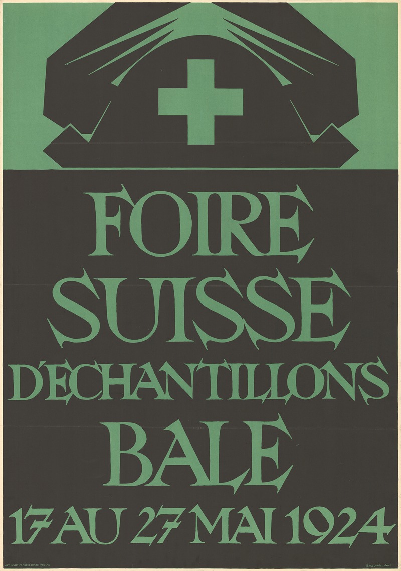 Robert Stöcklin - Foire Suisse d’Échantillons Bâle, 17 au 27 Mai 1924