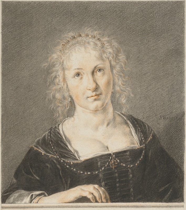 Jan de Bray - Young Woman at a Balustrade