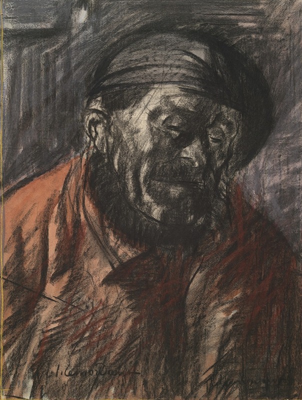 Jean-Julien Lemordant - Head of a Fisherman