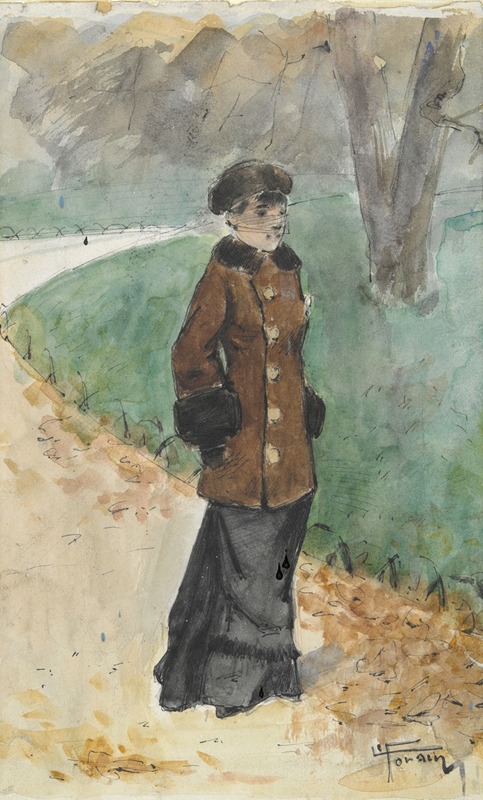 Jean-Louis Forain - Woman Walking