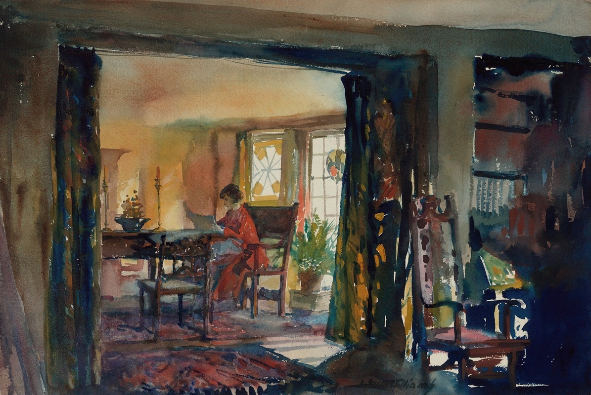 John Scott Williams - Old English Interior