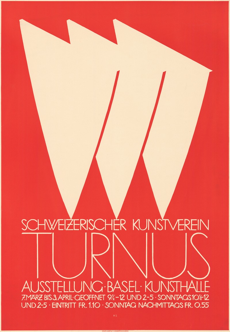 Robert Stöcklin - Schweizerischer Kunstverein – Turnus – Ausstellung Basel Kunsthalle