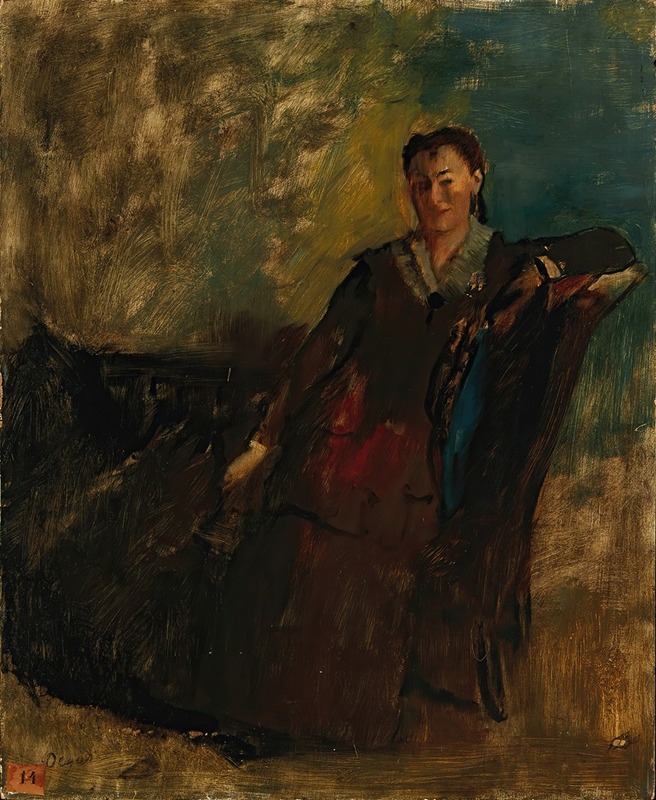 Edgar Degas - Femme assise sur un canapé