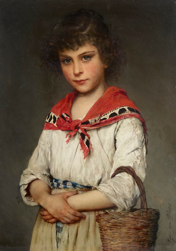 Eugen von Blaas - A Neapolitan Girl