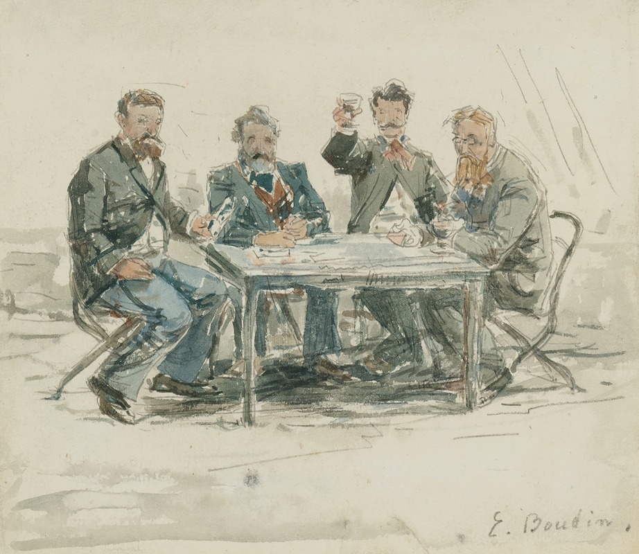 Eugène Boudin - À la ferme Saint-Siméon (Jongkind, Émile van Marcke, Claude Monet et le ‘père Achard’)